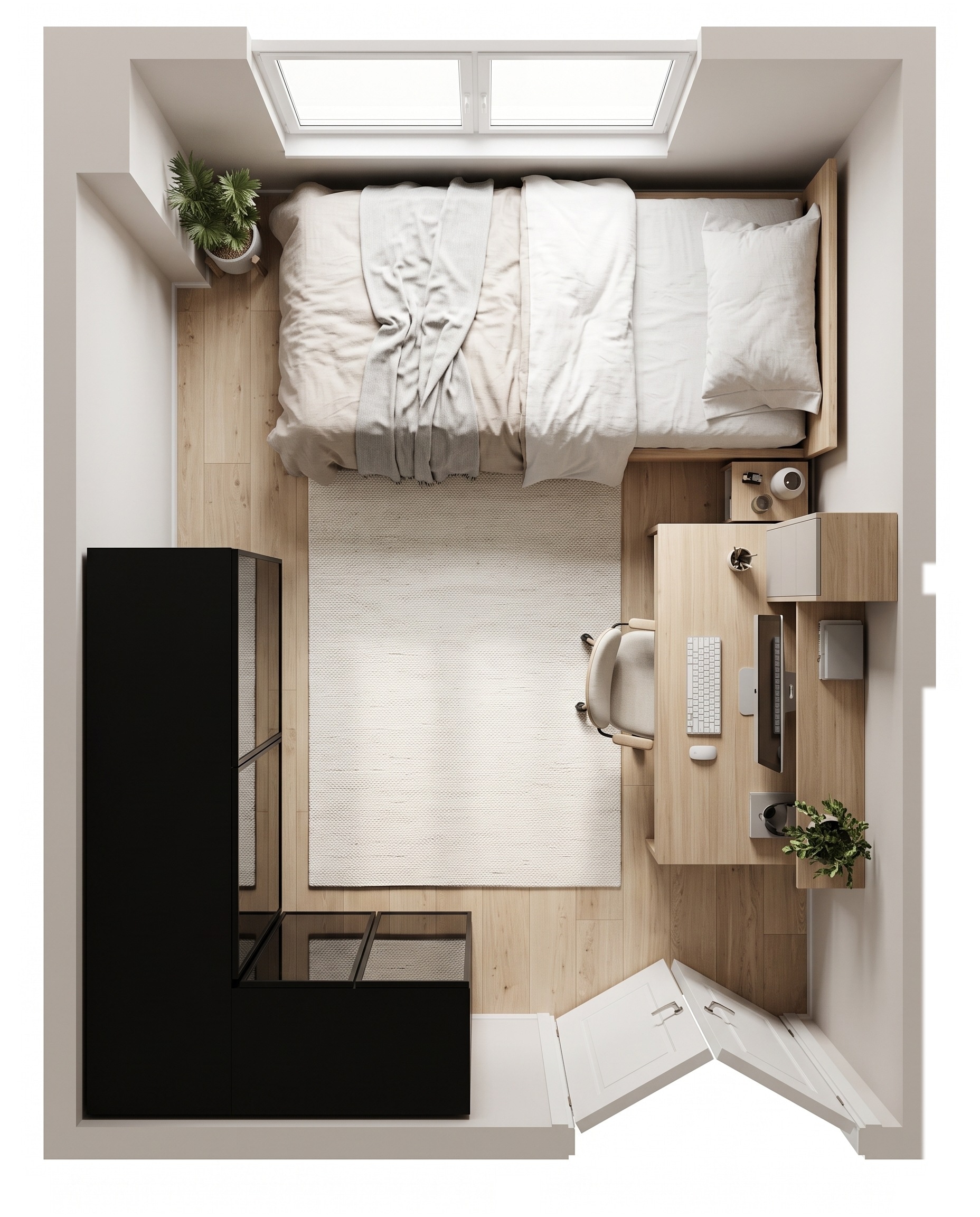 Interior design in Minimalism style — Living Room by GenRoom AI