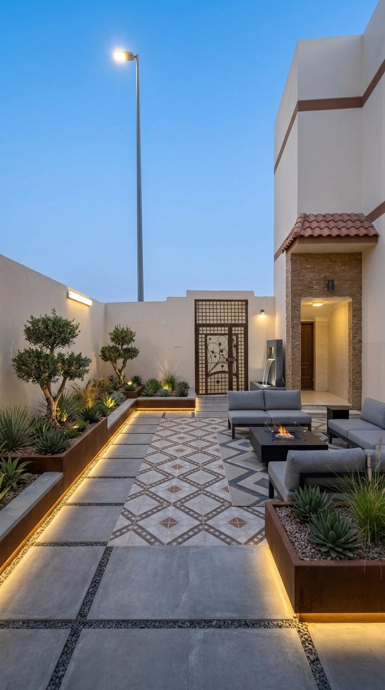 Landscape design in Contemporary Yard style — Yard by GenRoom AI