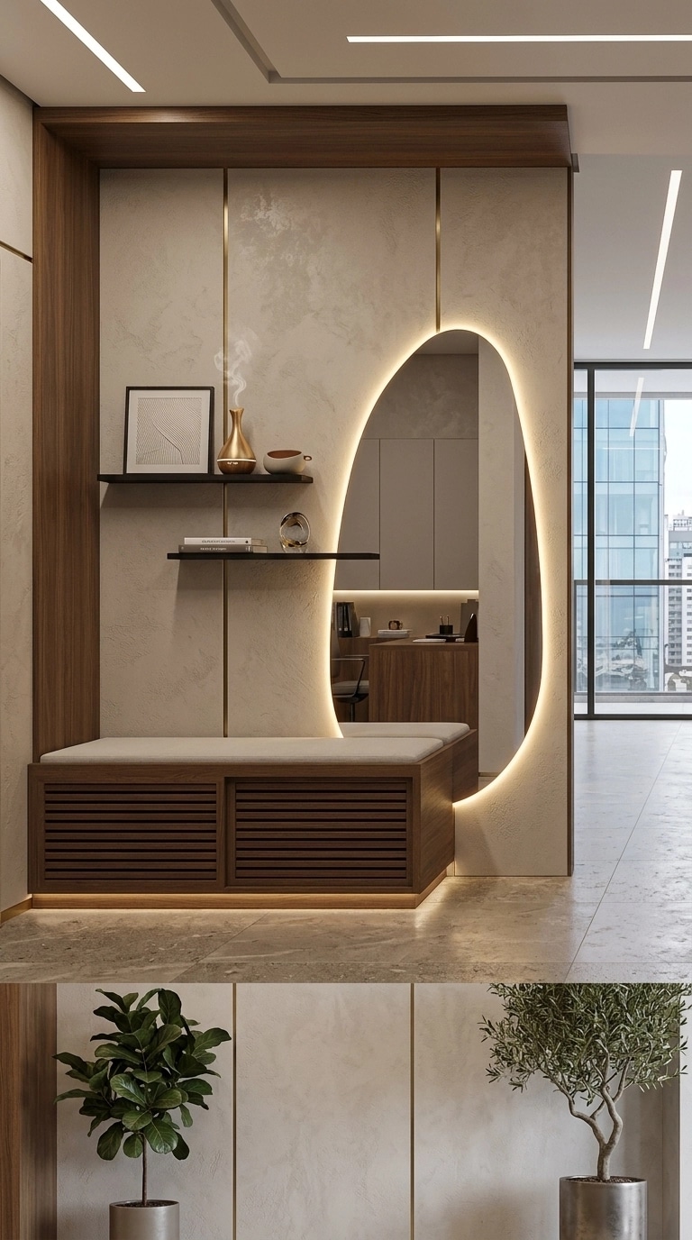 Interior design in Contemporary style — lobby by GenRoom AI