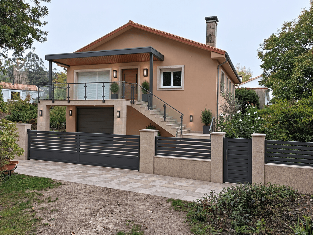Facade design in Contemporary Facade style — Facade by GenRoom AI