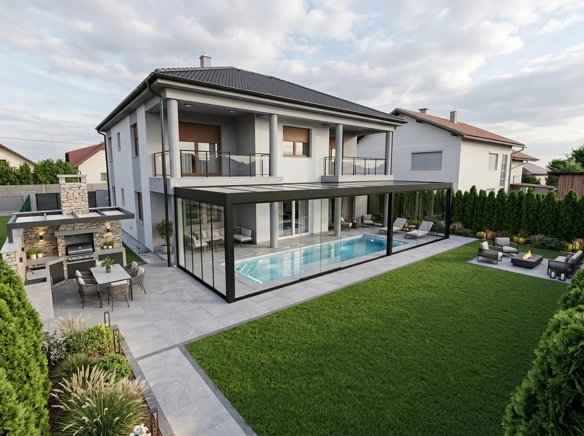 Landscape design in Contemporary Yard style — Yard by GenRoom AI