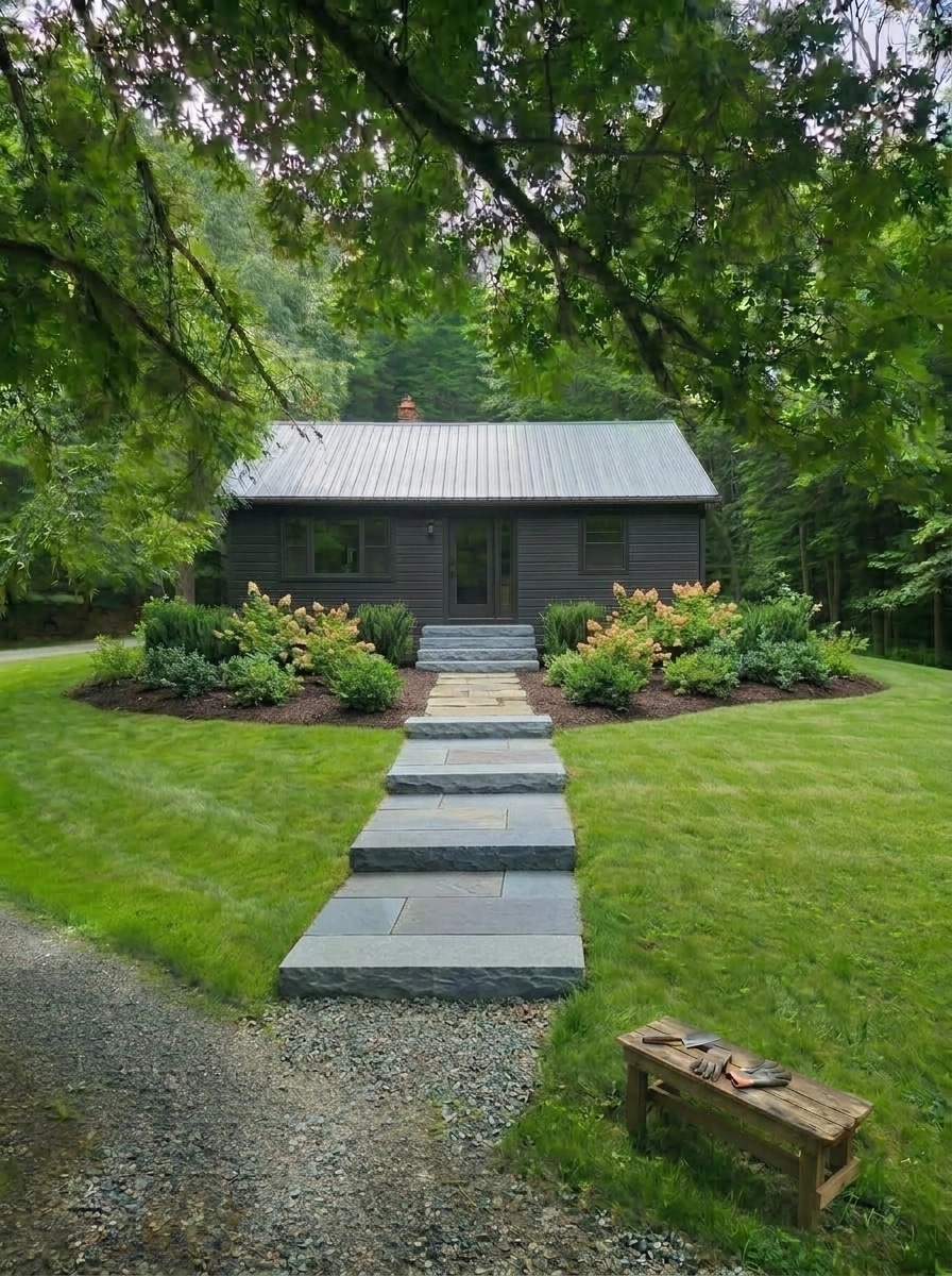 Landscape design in Eco Natural Garden style — Yard by GenRoom AI
