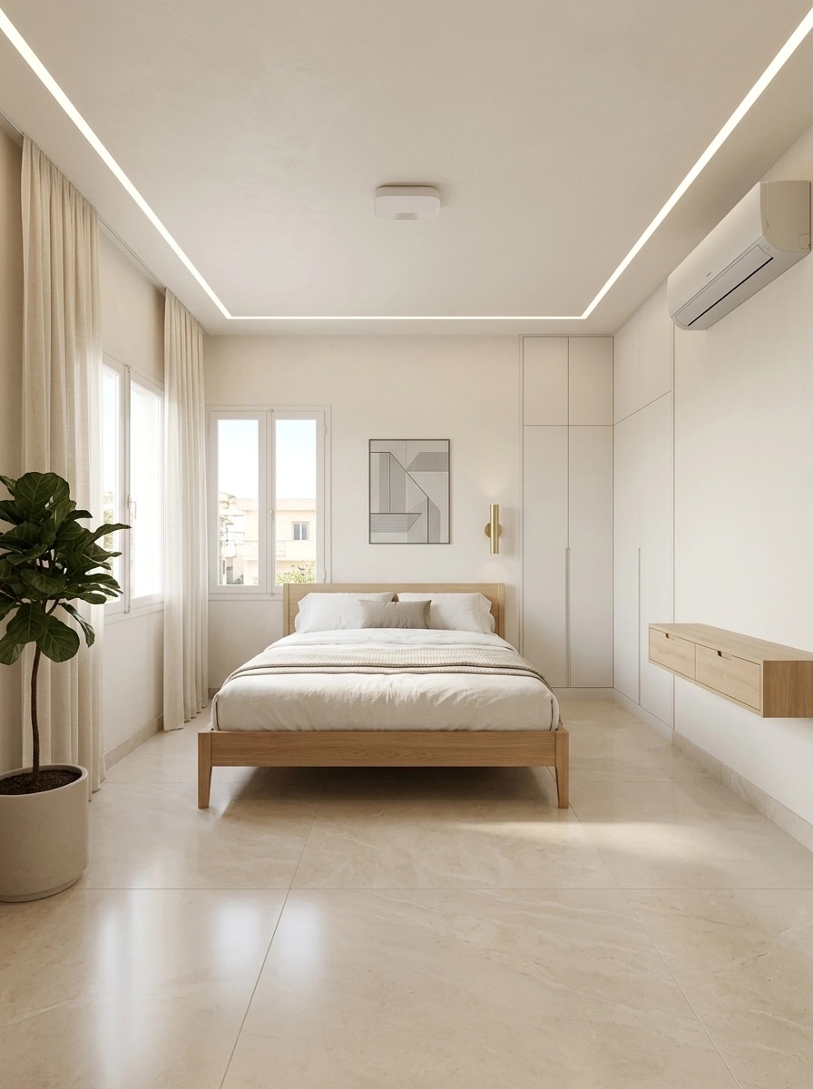 Minimalism Bedroom design — interior photo by GenRoom AI