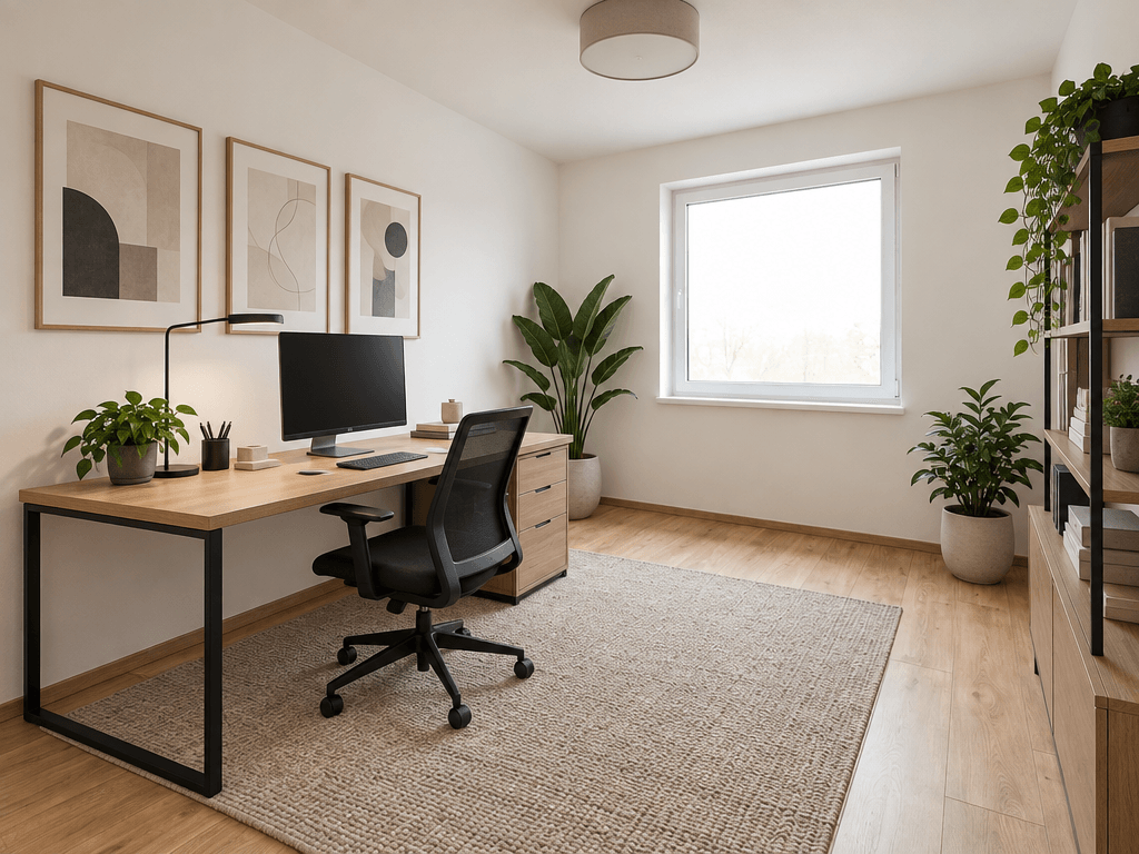 Interior design in Minimalism style — Office by GenRoom AI