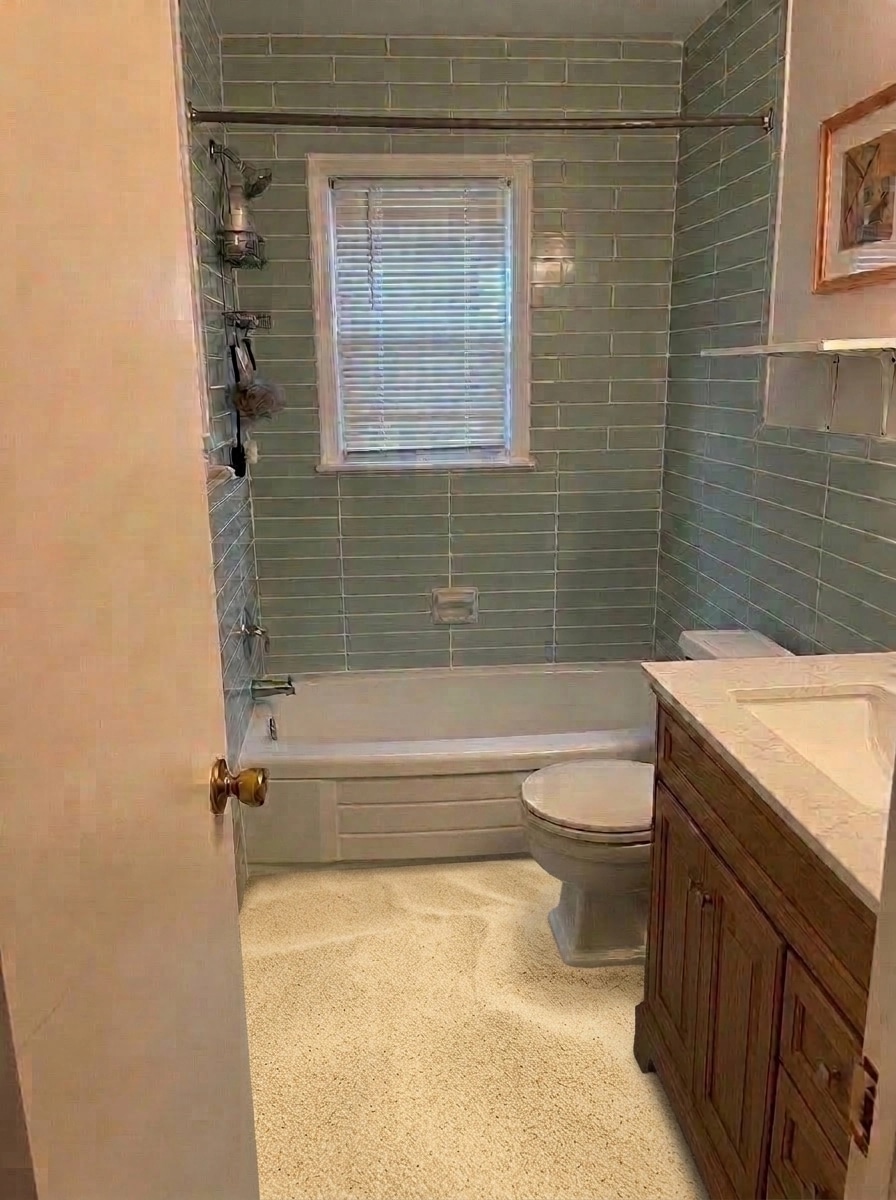 Bathroom interior in no_style style — photo by GenRoom AI