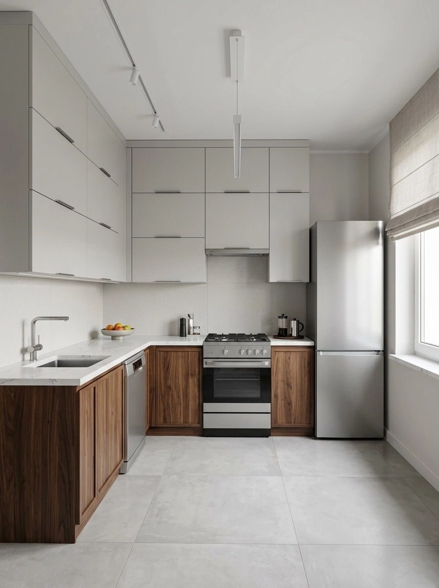 Kitchen interior in Contemporary style — photo by GenRoom AI