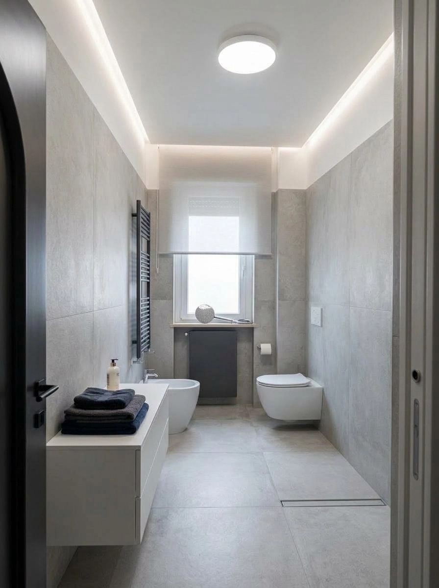 Bathroom interior in no_style style — photo by GenRoom AI