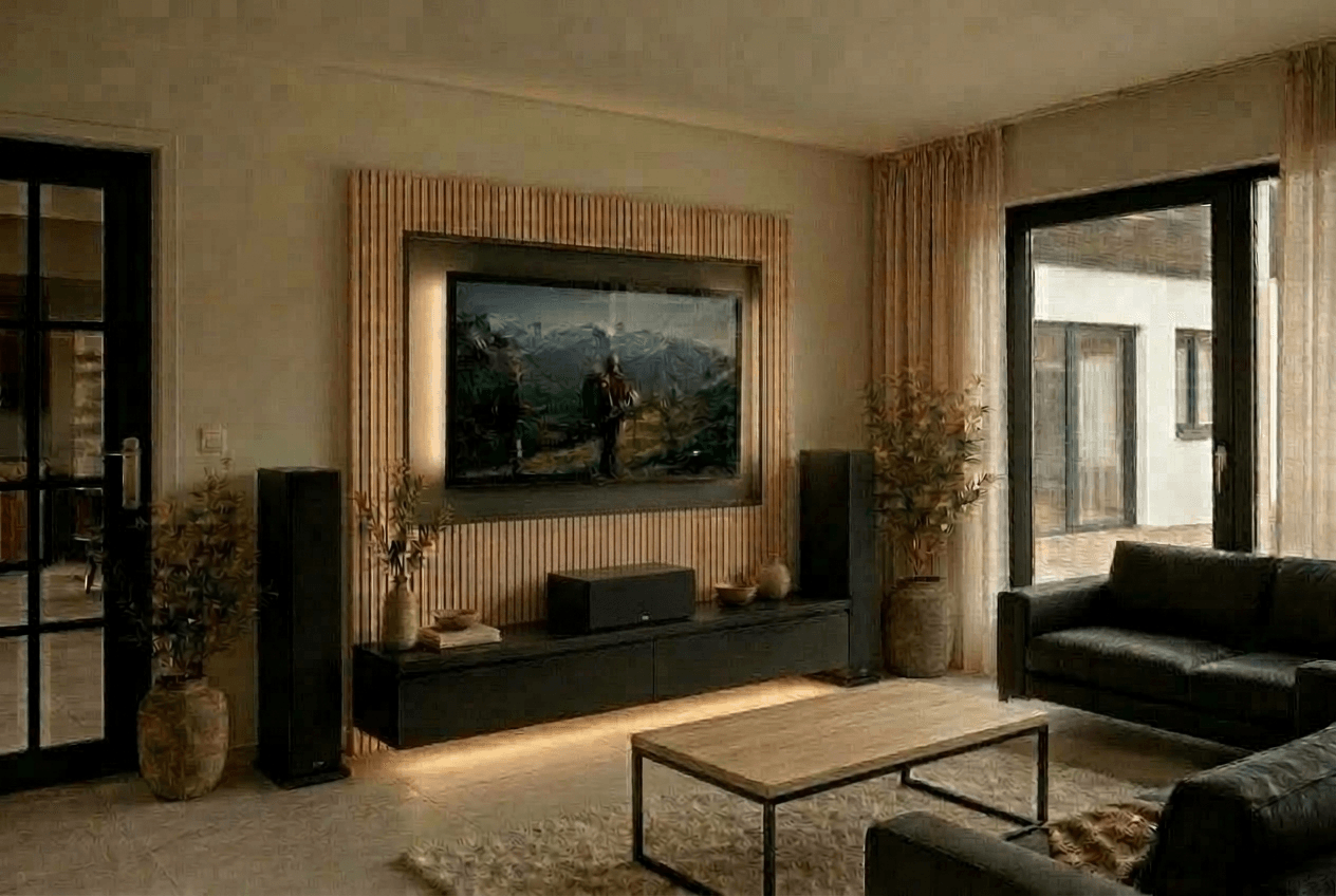 Interior design in Japandi style — Living Room by GenRoom AI