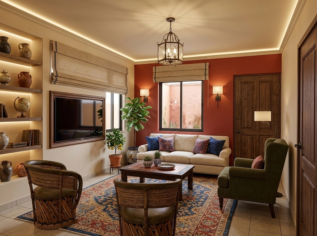 Interior design in Mediterranean style — Living Room by GenRoom AI