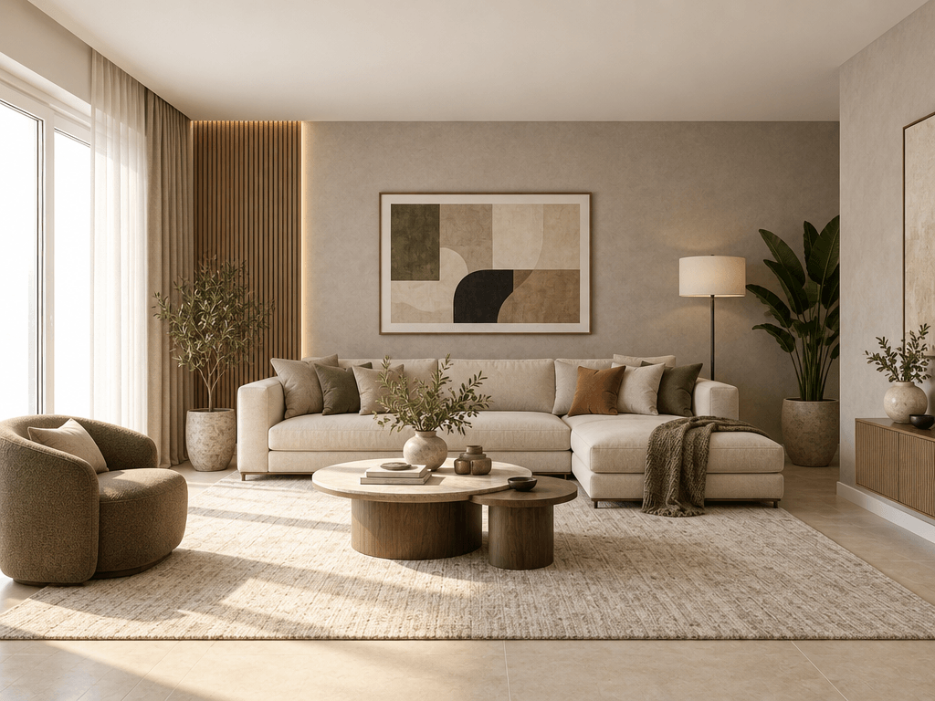 Interior design in Contemporary style — Living Room by GenRoom AI
