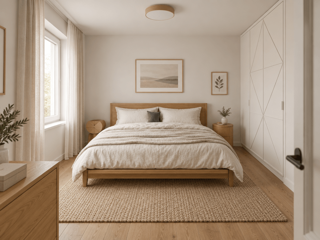 Interior design in Scandinavian style — Bedroom by GenRoom AI