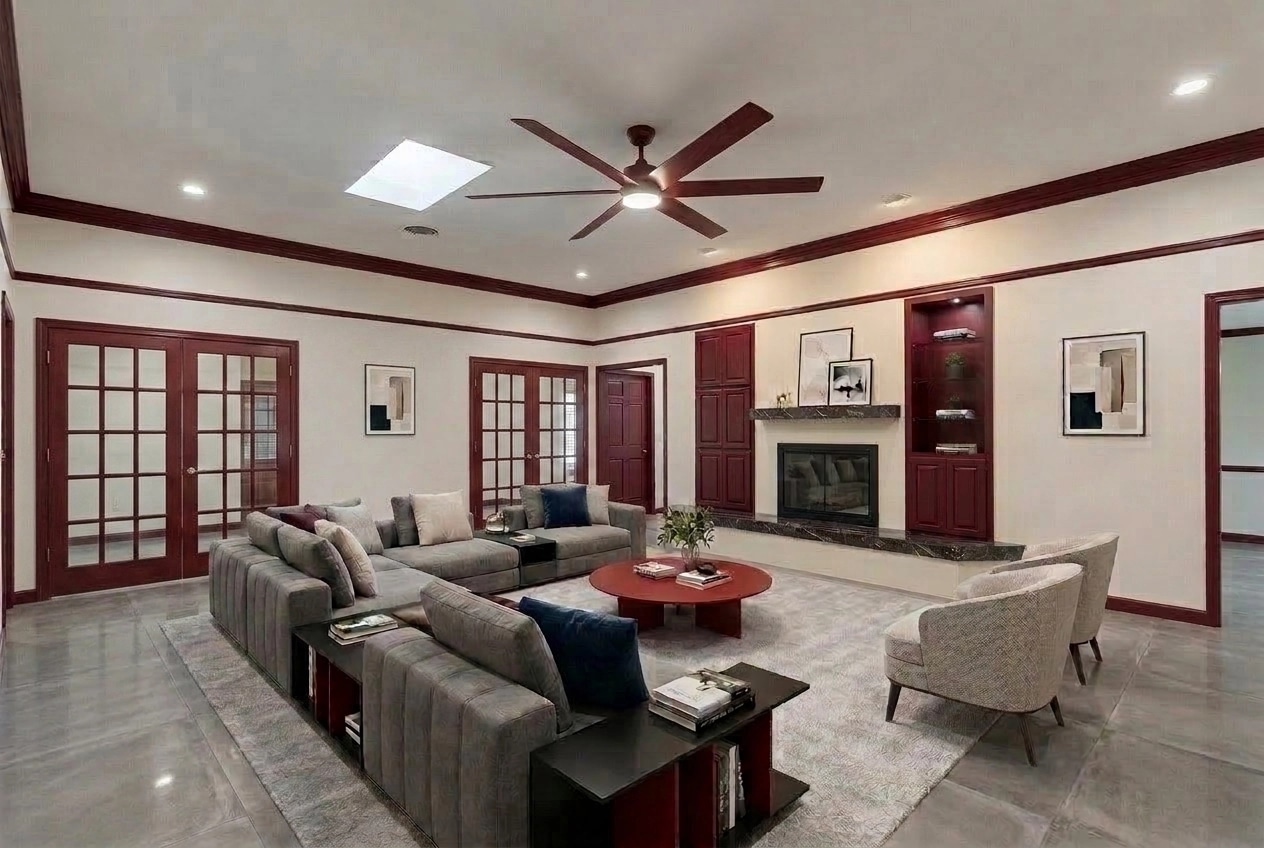 Interior design in Contemporary style — Living Room by GenRoom AI