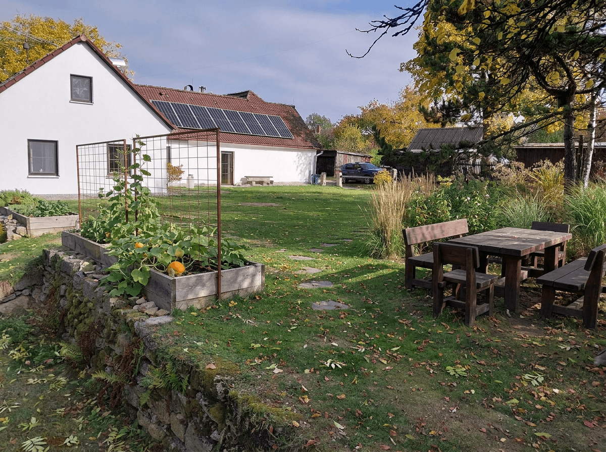 Yard design in no_style style — photo by GenRoom AI