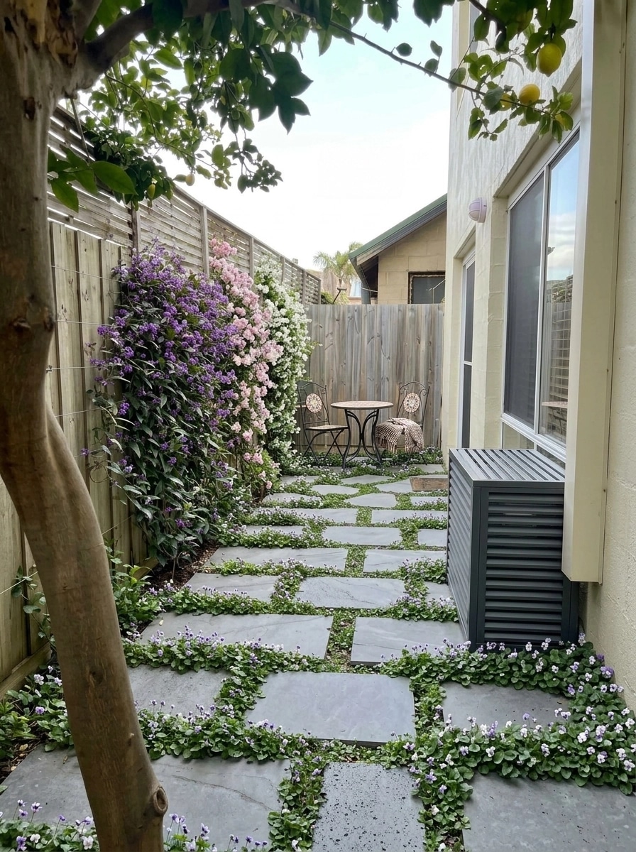 Landskapsdesign i stilen English Cottage Garden — Trädgård av GenRoom AI
