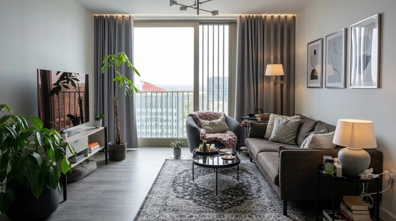 Interior design in Contemporary style — Living Room by GenRoom AI