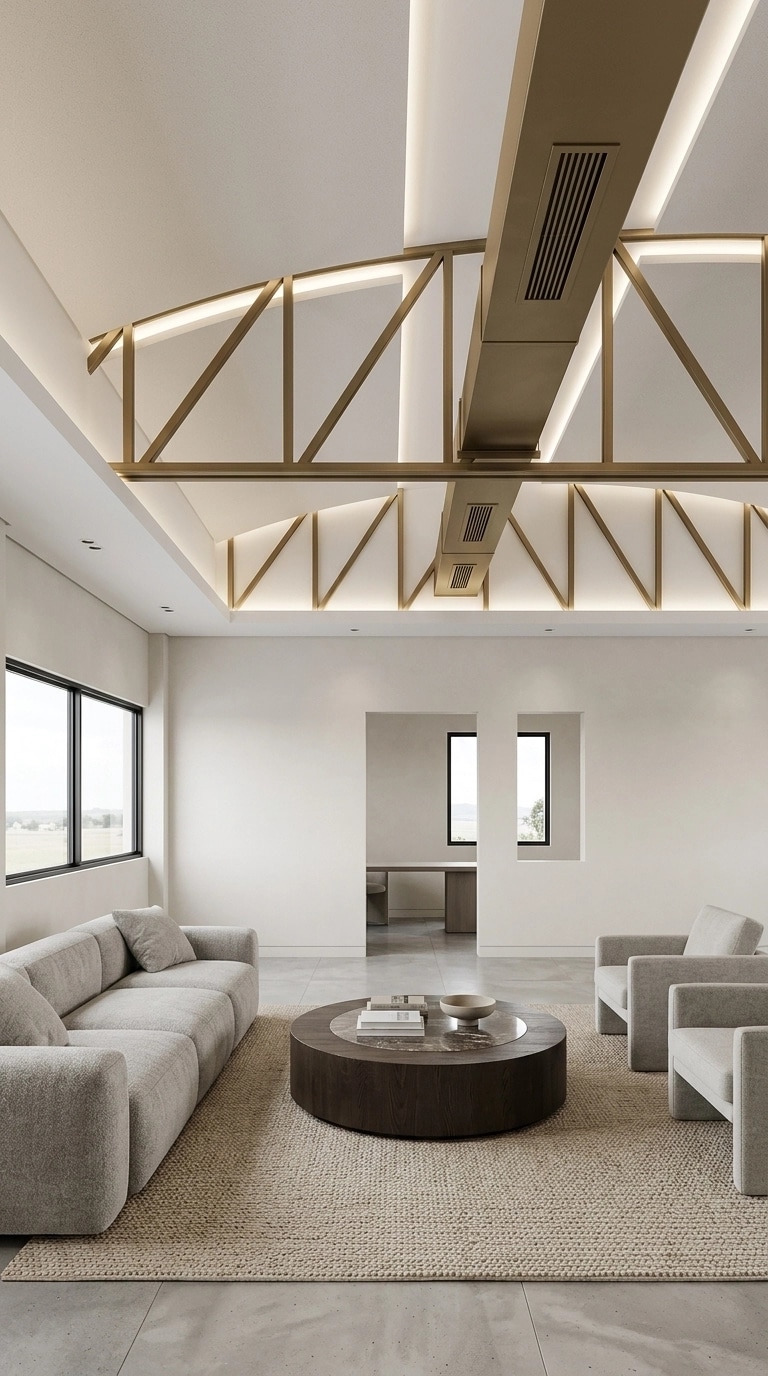 Minimalism Living Room design — interior photo by GenRoom AI