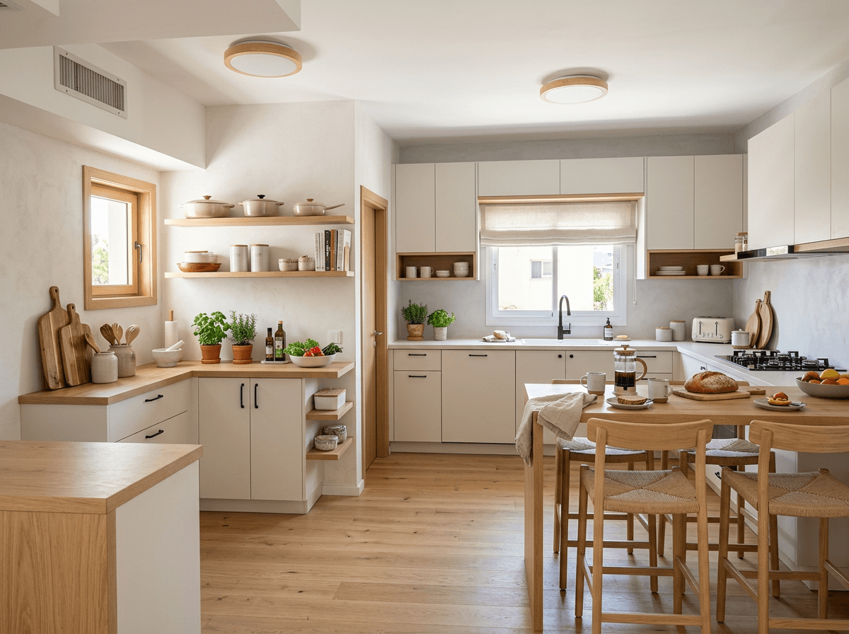Interior design in Scandinavian style — Kitchen by GenRoom AI