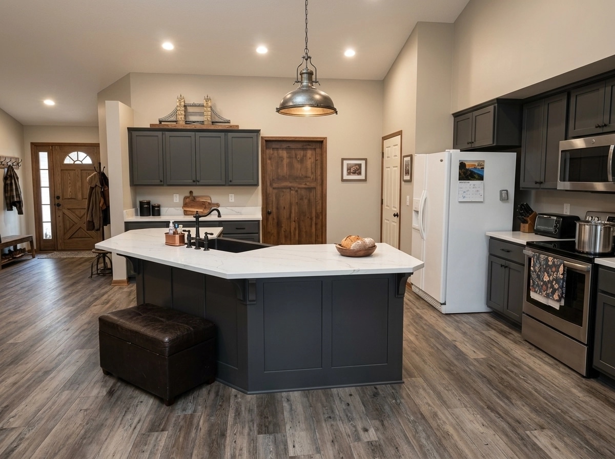 Modern Farmhouse Kitchen design — interior photo by GenRoom AI