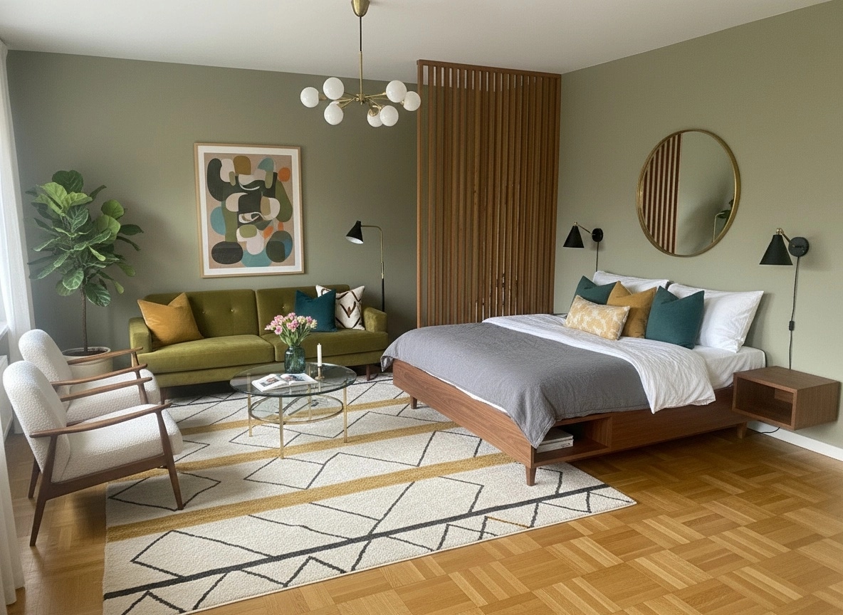 Design d'intérieur en style Mid-Century Modern — other par GenRoom AI