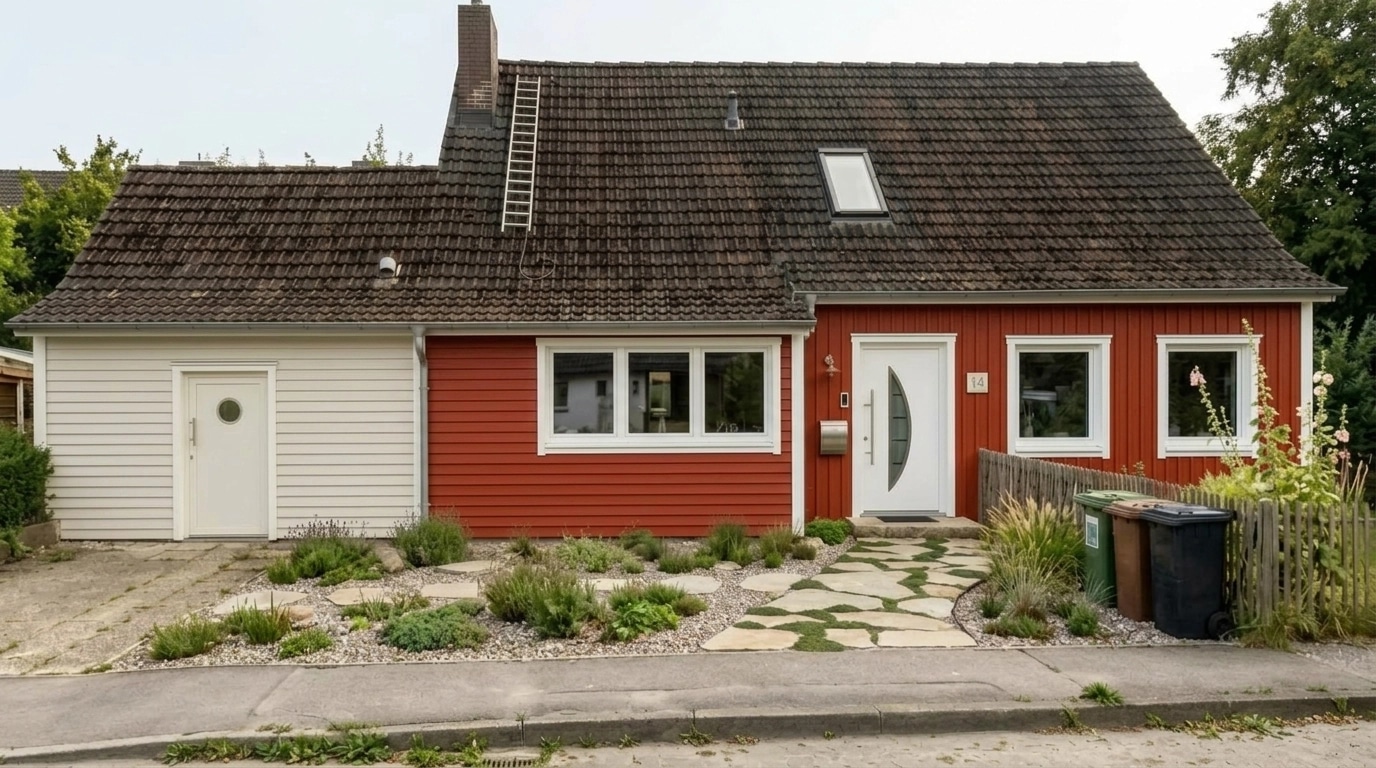 Scandinavian Facade Facade design — facade photo by GenRoom AI