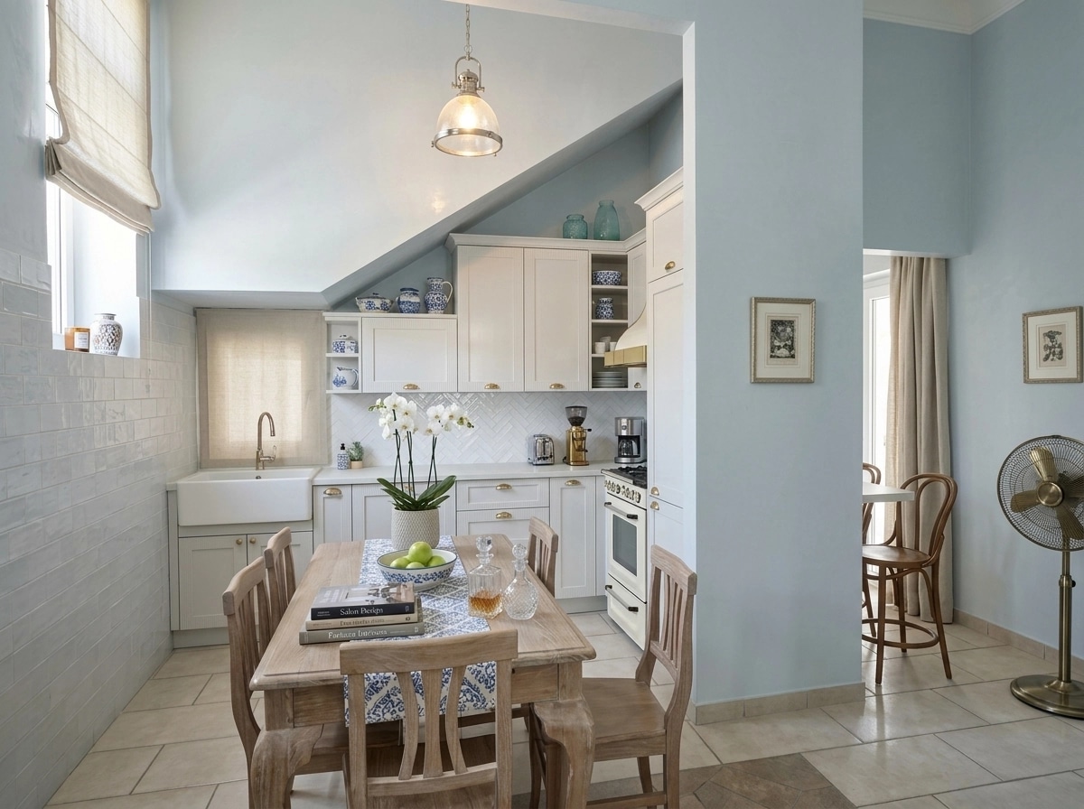 Coastal / Hamptons Kitchen design — interior photo by GenRoom AI