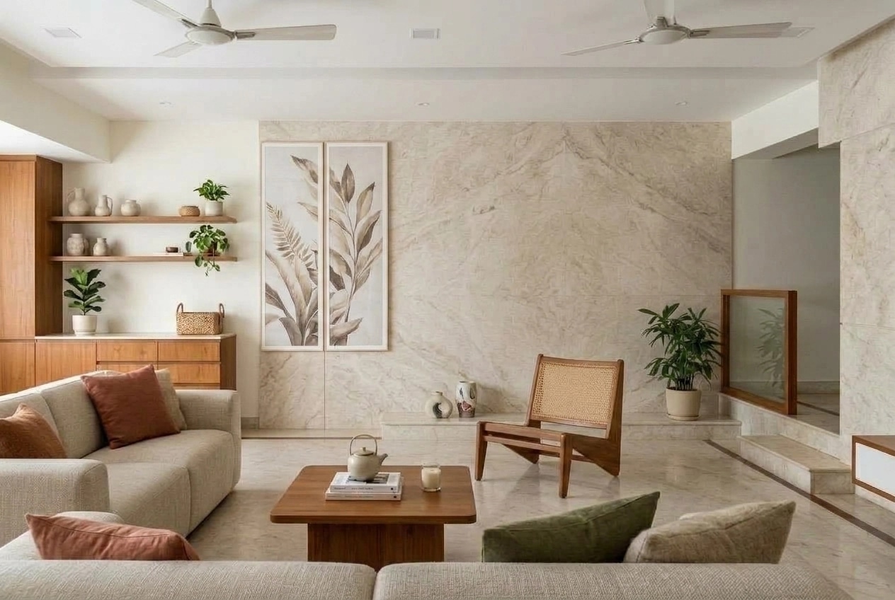Scandinavian Living Room design — interior photo by GenRoom AI