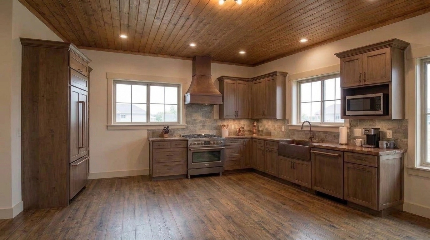 Modern Farmhouse Kitchen design — interior photo by GenRoom AI