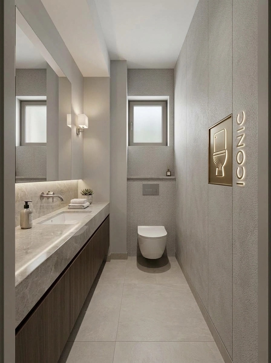 Bathroom interior in no_style style — photo by GenRoom AI