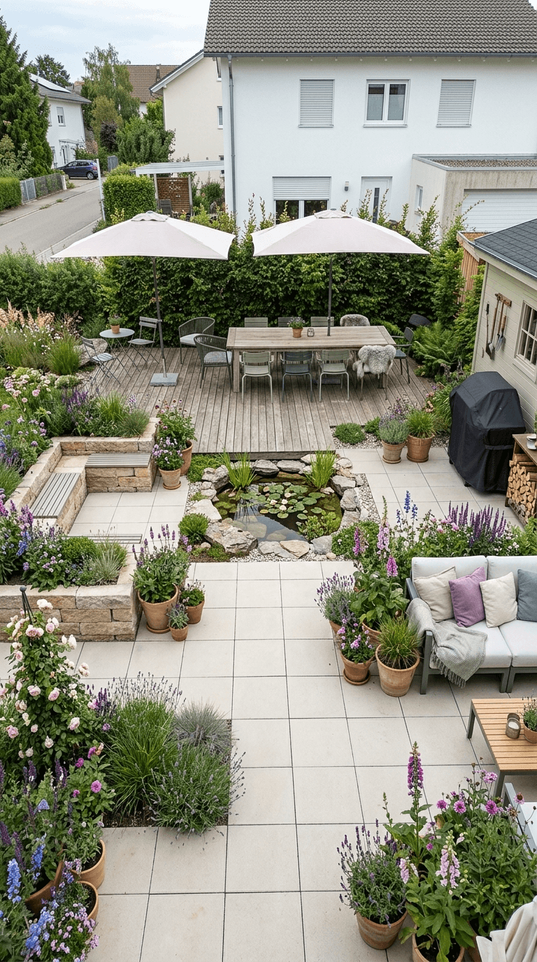 Yard design in no_style style — photo by GenRoom AI