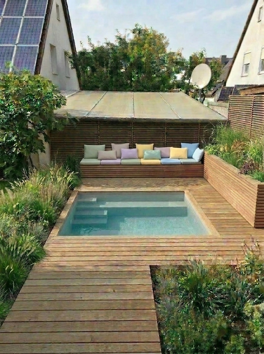Landscape design in Scandinavian Garden style — Yard by GenRoom AI