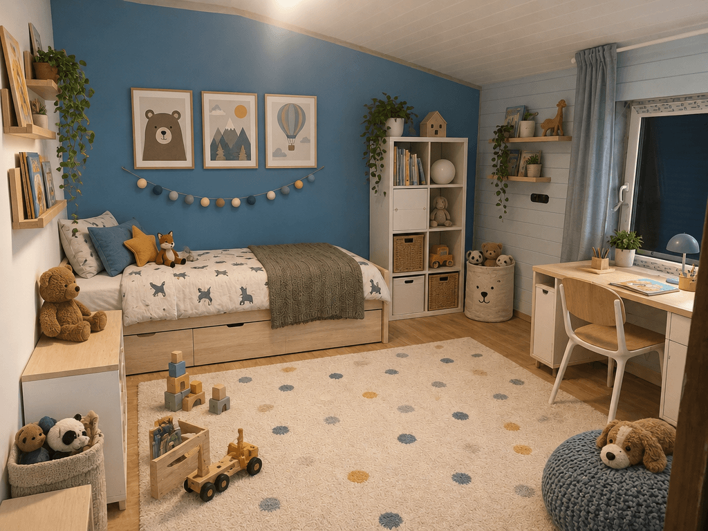 Design d'intérieur en style Scandinavian — Chambre d'enfant par GenRoom AI