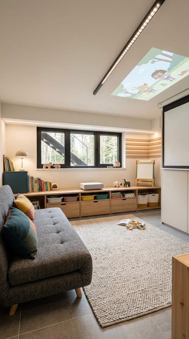 Contemporary Kids Room design — interior photo by GenRoom AI