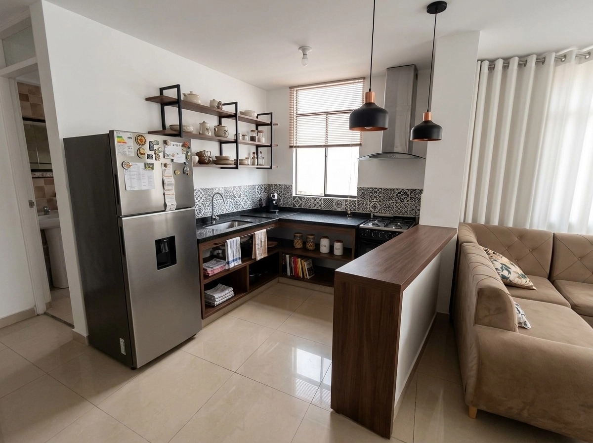 Kitchen interior in no_style style — photo by GenRoom AI