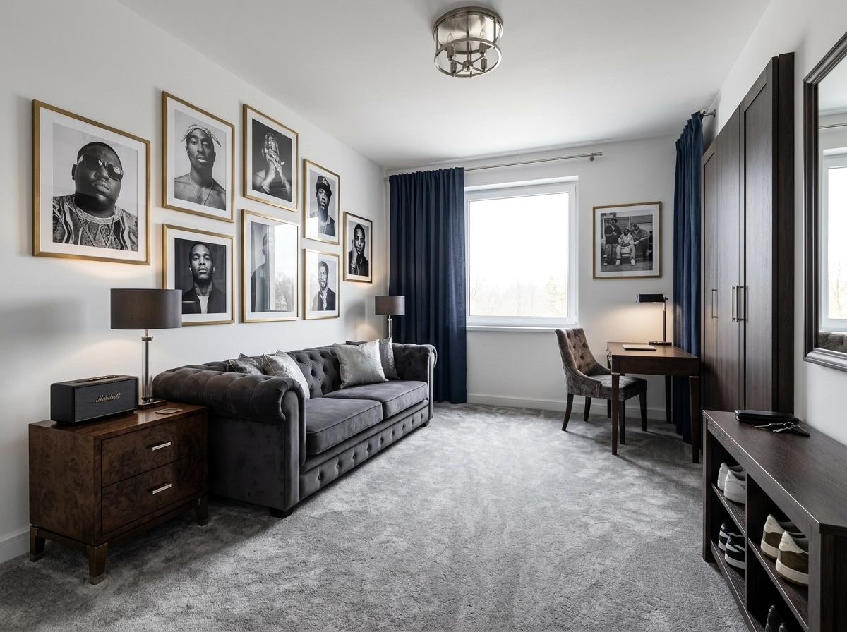 Interior design in Transitional style — Bedroom by GenRoom AI