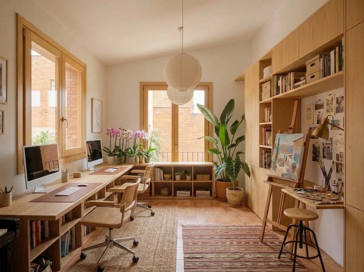 Interior design in Mediterranean style — studio by GenRoom AI