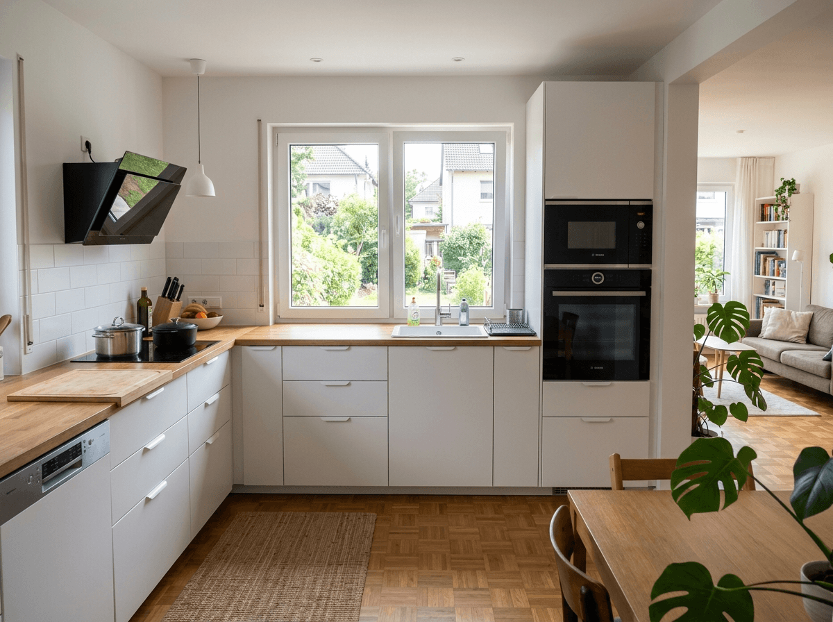 Kitchen interior in no_style style — photo by GenRoom AI
