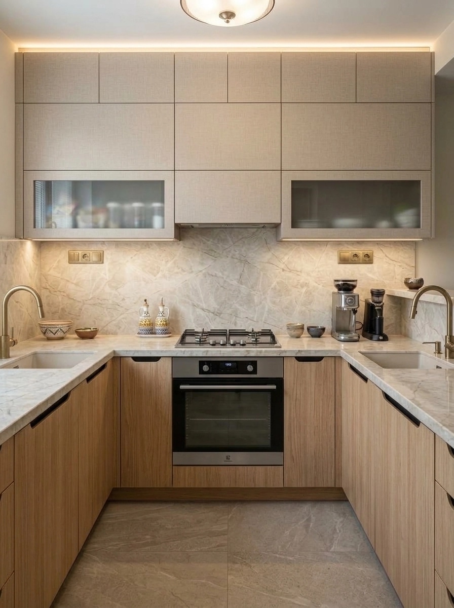 Interior design in Transitional style — Kitchen by GenRoom AI