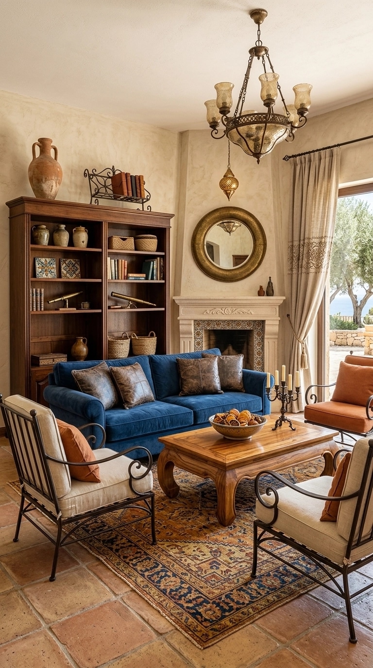 Interior design in Mediterranean style — Living Room by GenRoom AI