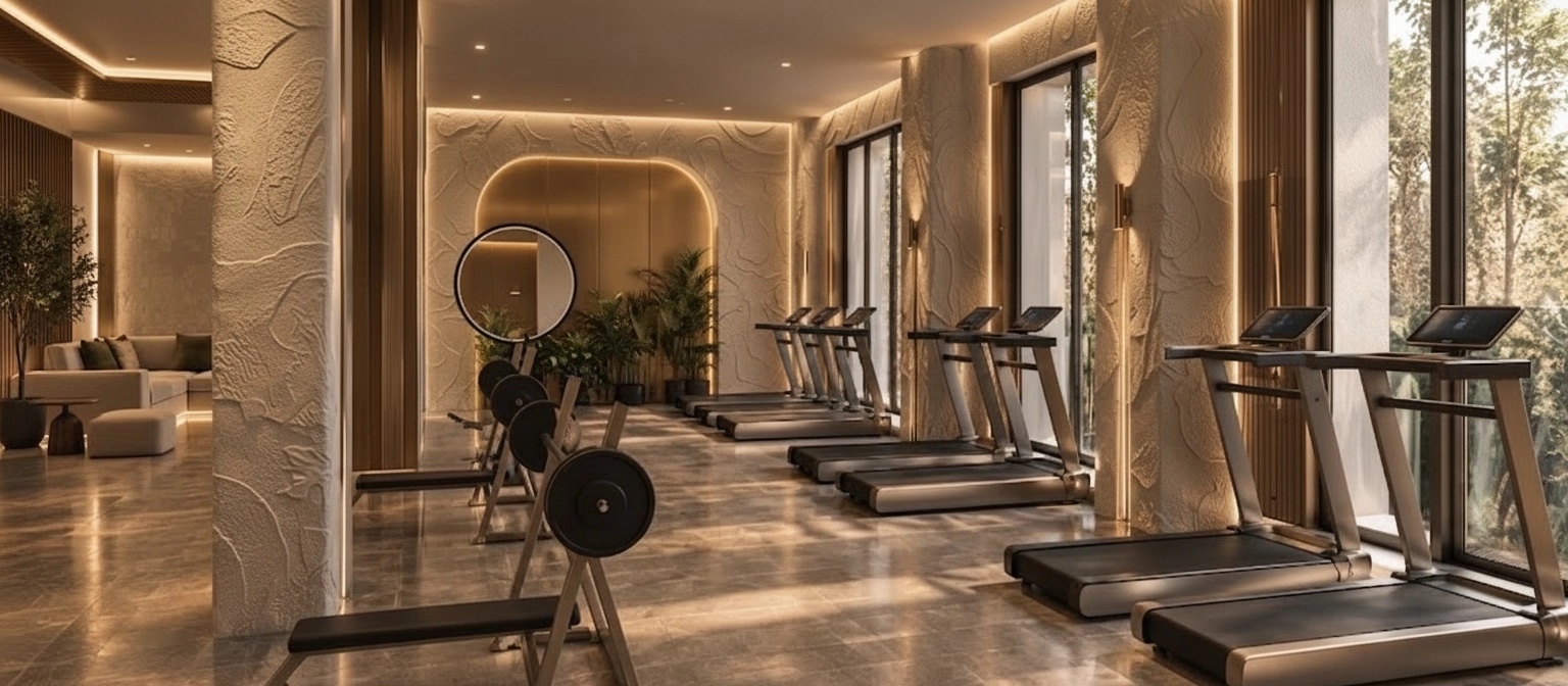 Design d'intérieur en style Minimalism — gym par GenRoom AI
