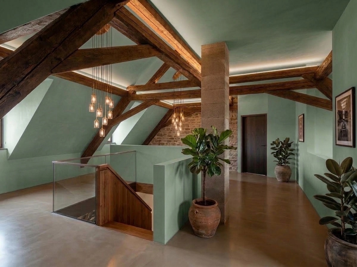 Interior design in Loft / Industrial style — Living Room by GenRoom AI