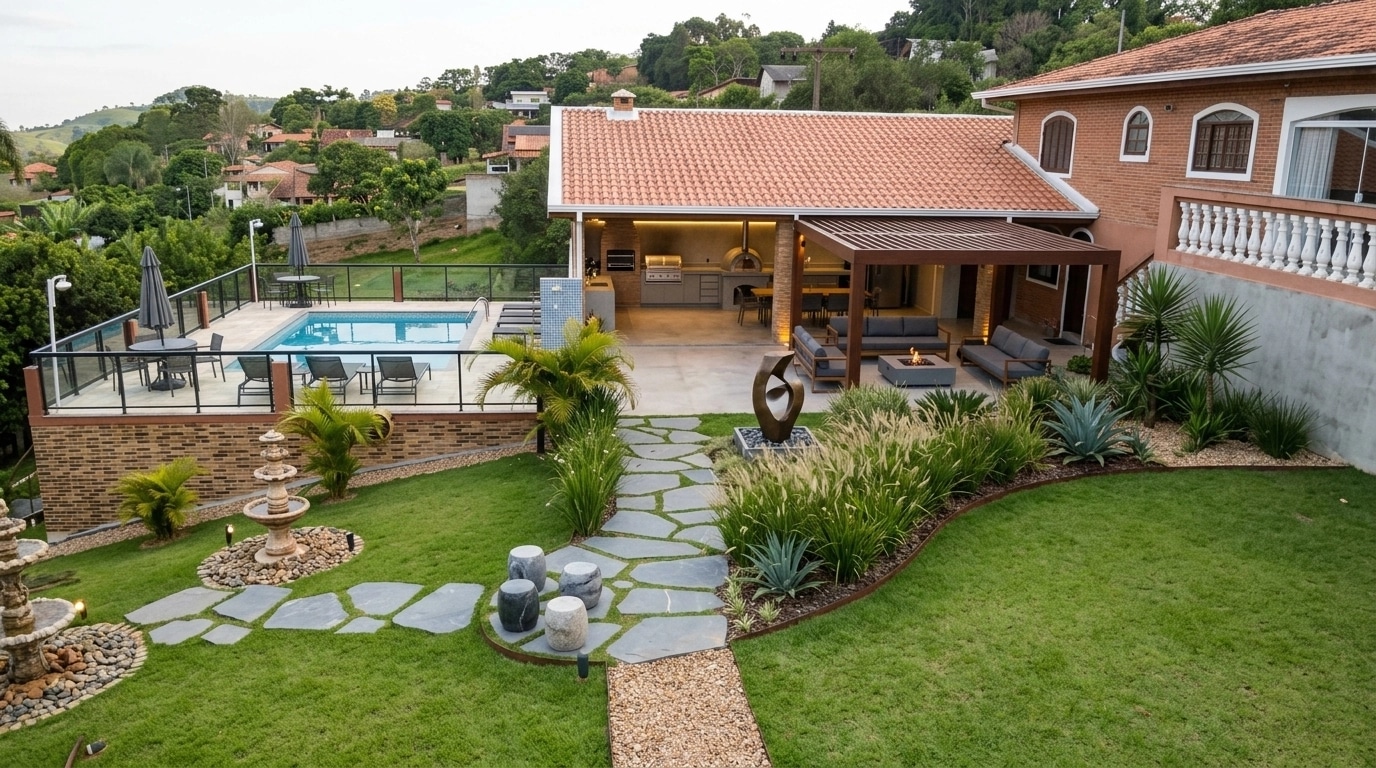 Contemporary Yard Yard design — yard photo by GenRoom AI