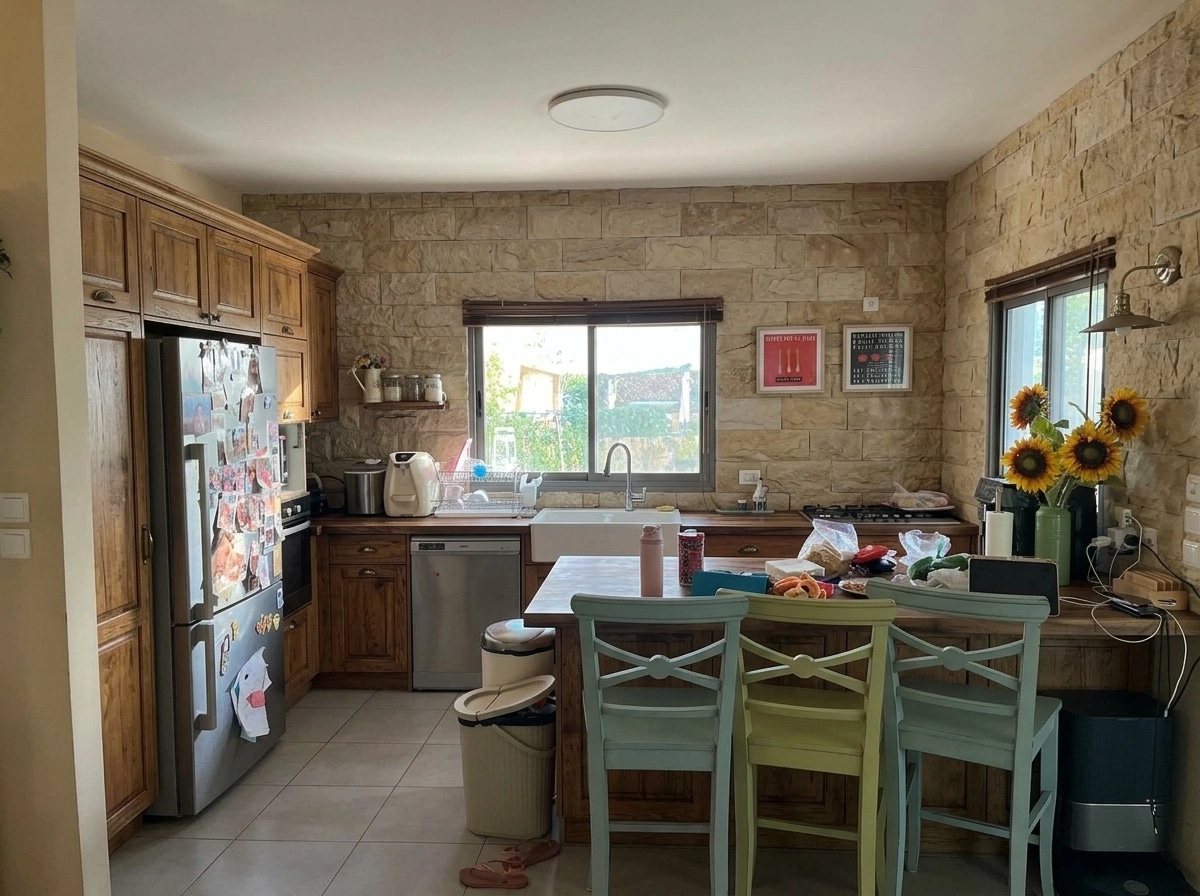 Kitchen interior in no_style style — photo by GenRoom AI