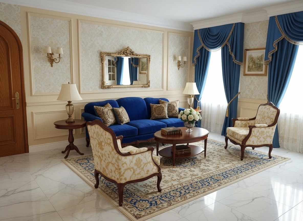 Interior design in Classic style — Living Room by GenRoom AI