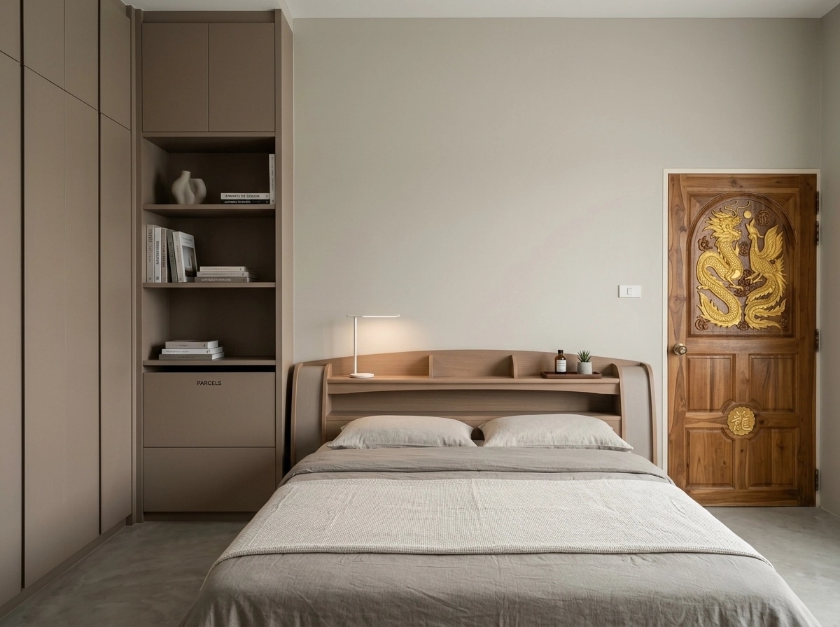 Minimalism Bedroom design — interior photo by GenRoom AI