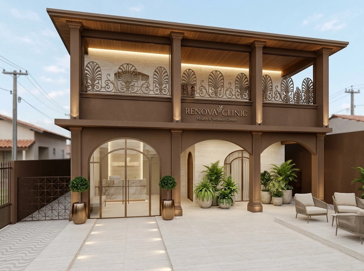 Neoclassic Facade Facade design — facade photo by GenRoom AI