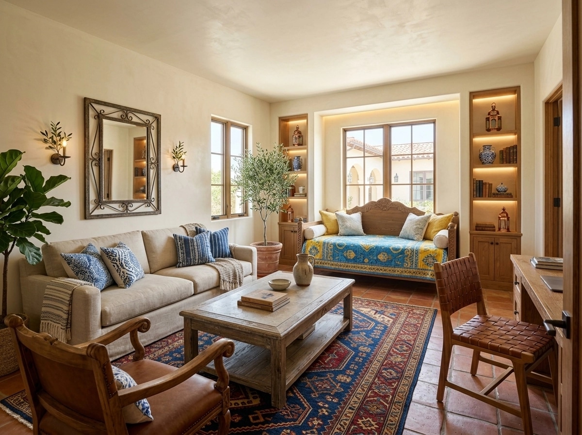 Interior design in Mediterranean style — Living Room by GenRoom AI