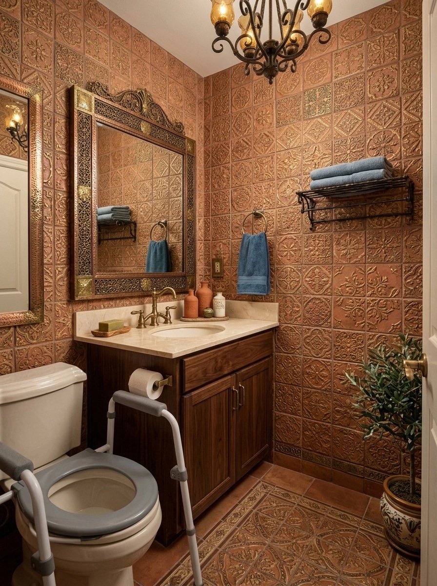Interior design in Mediterranean style — Bathroom by GenRoom AI