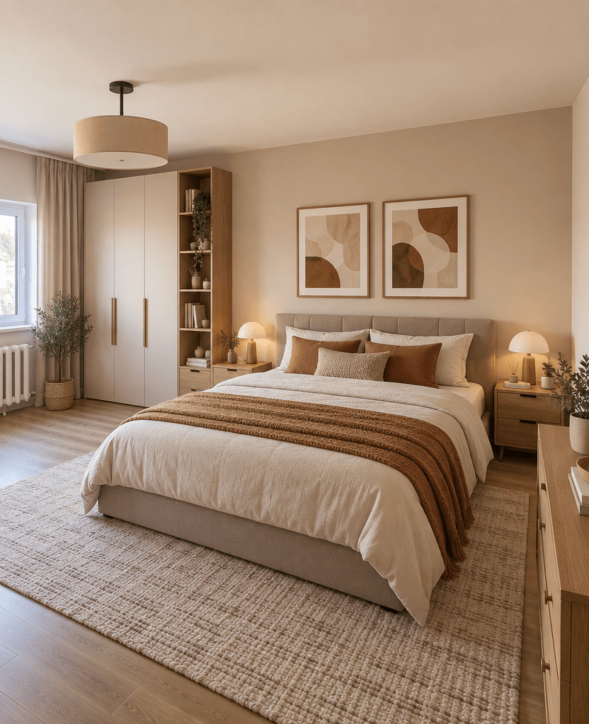 Contemporary Bedroom design — interior photo by GenRoom AI
