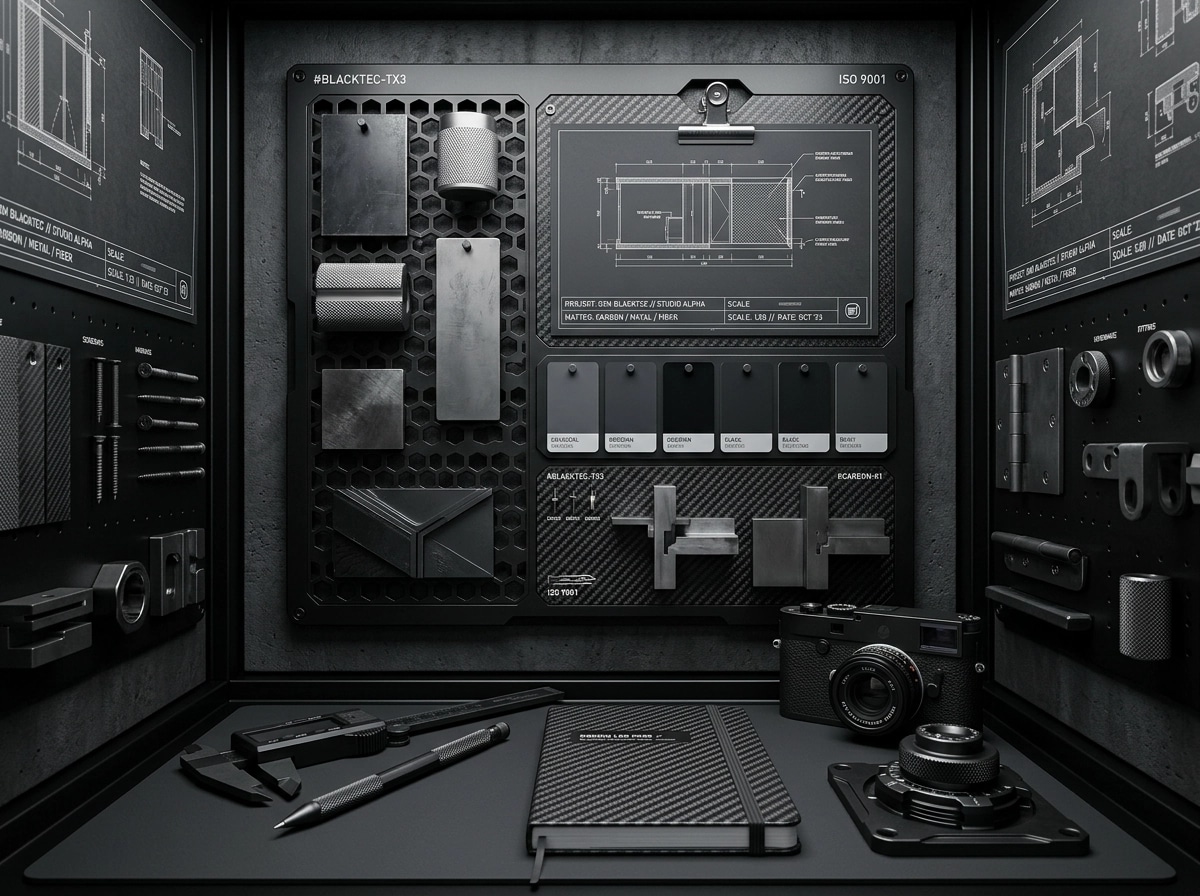 Blacktec Bathroom design — interior photo by GenRoom AI