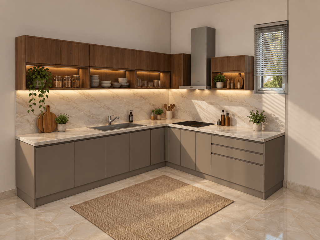 Kitchen interior in no_style style — photo by GenRoom AI